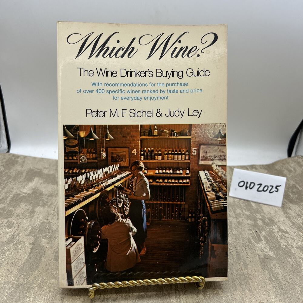 Which Wine? Buying Guide Sichel & Ley Hardcover Book Vintage 1970s